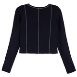 Stitch Seam Long Sleeve Top - Denny's