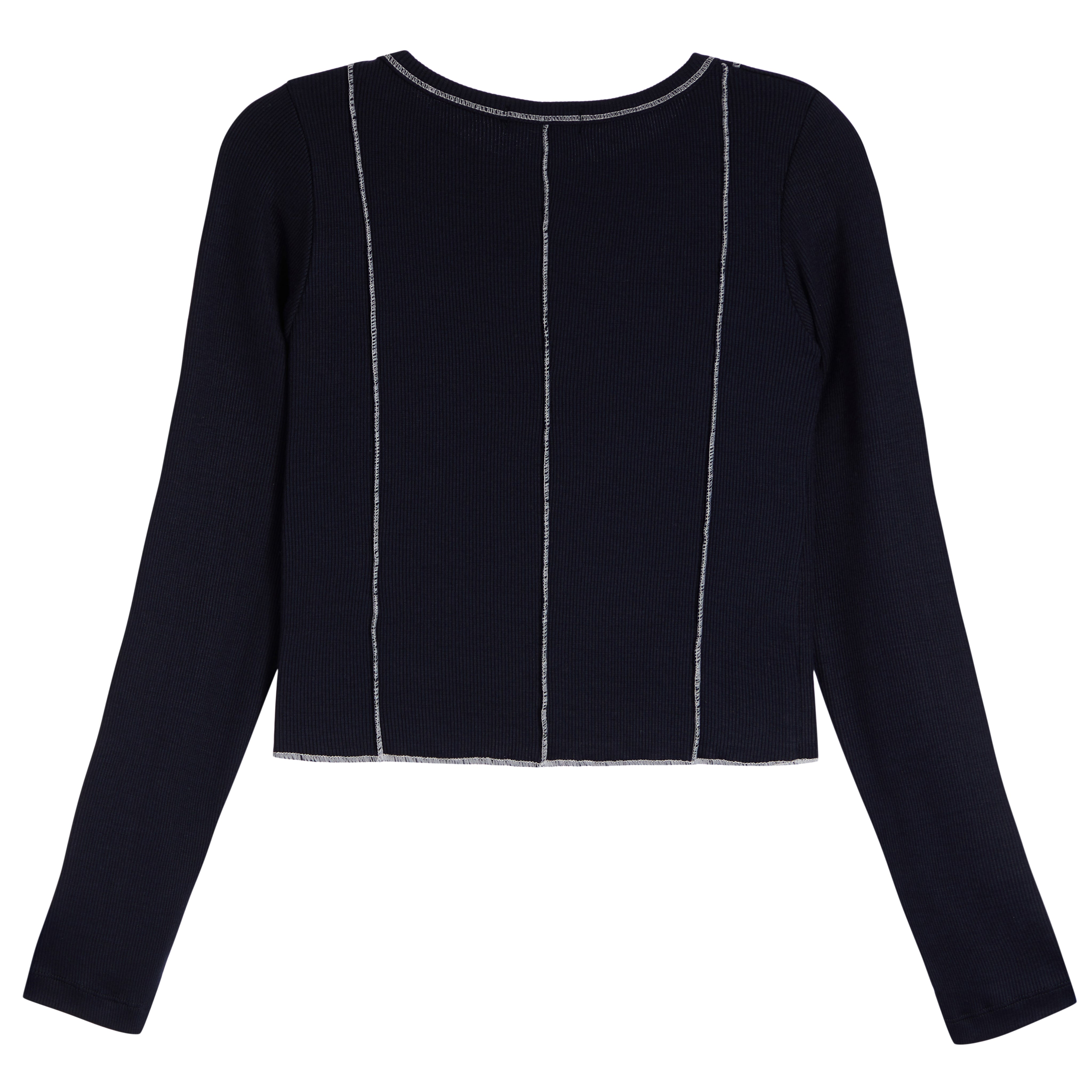 Stitch Seam Long Sleeve Top - Denny's