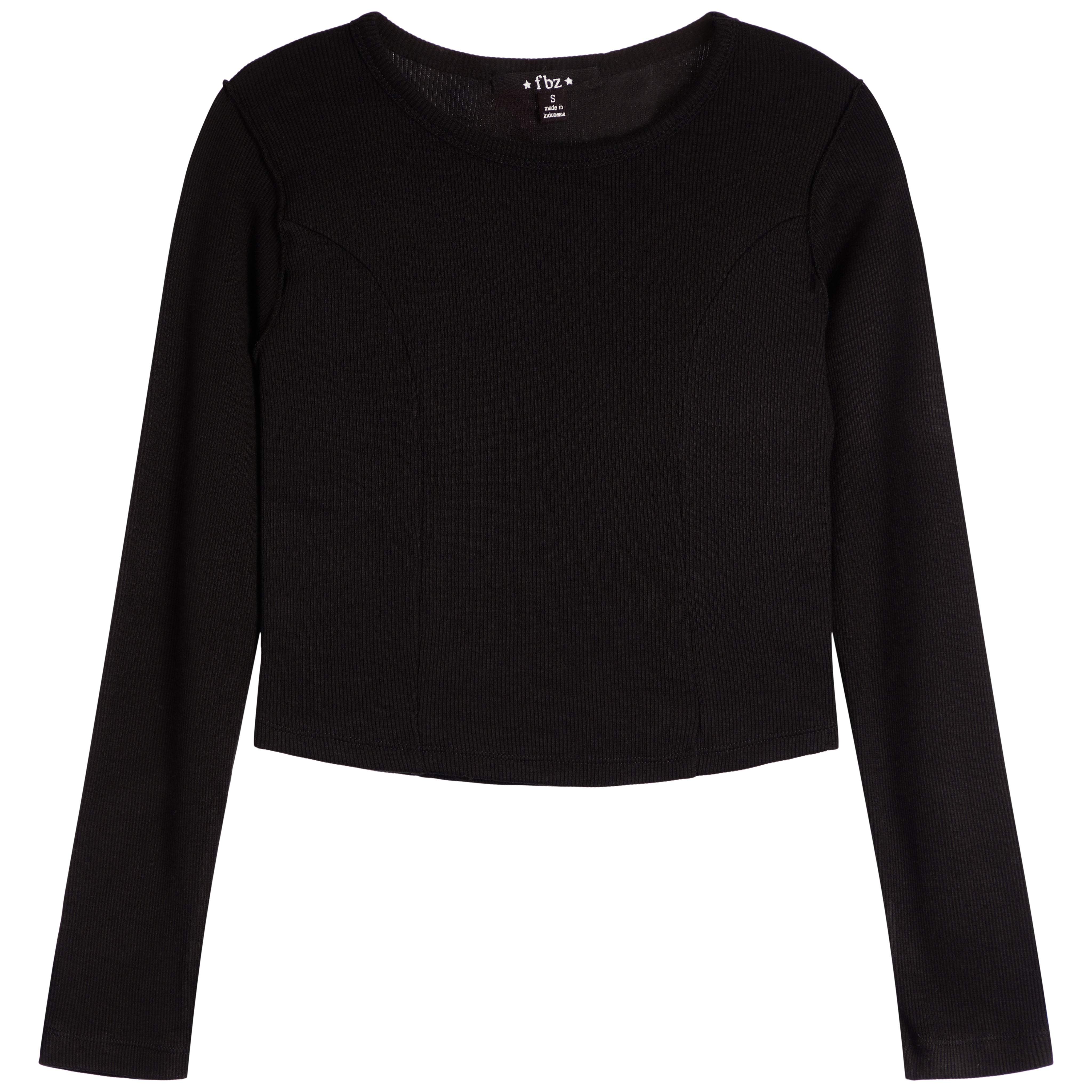 Long Sleeve Corset Top - Denny's