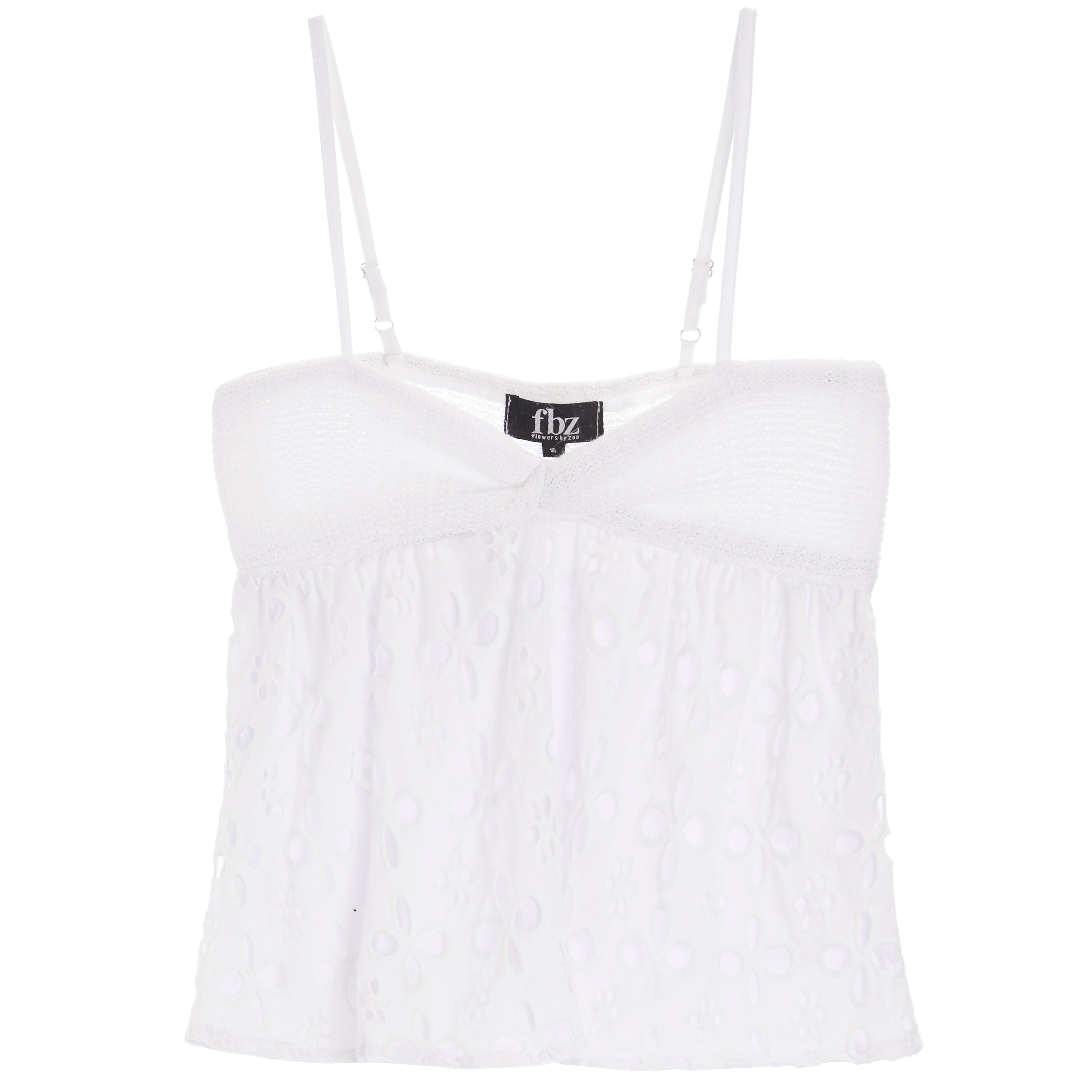Crochet Tank With Eyelet Bottom – Denny's X Lester's