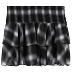 Chiffon Plaid Skirt - Denny's