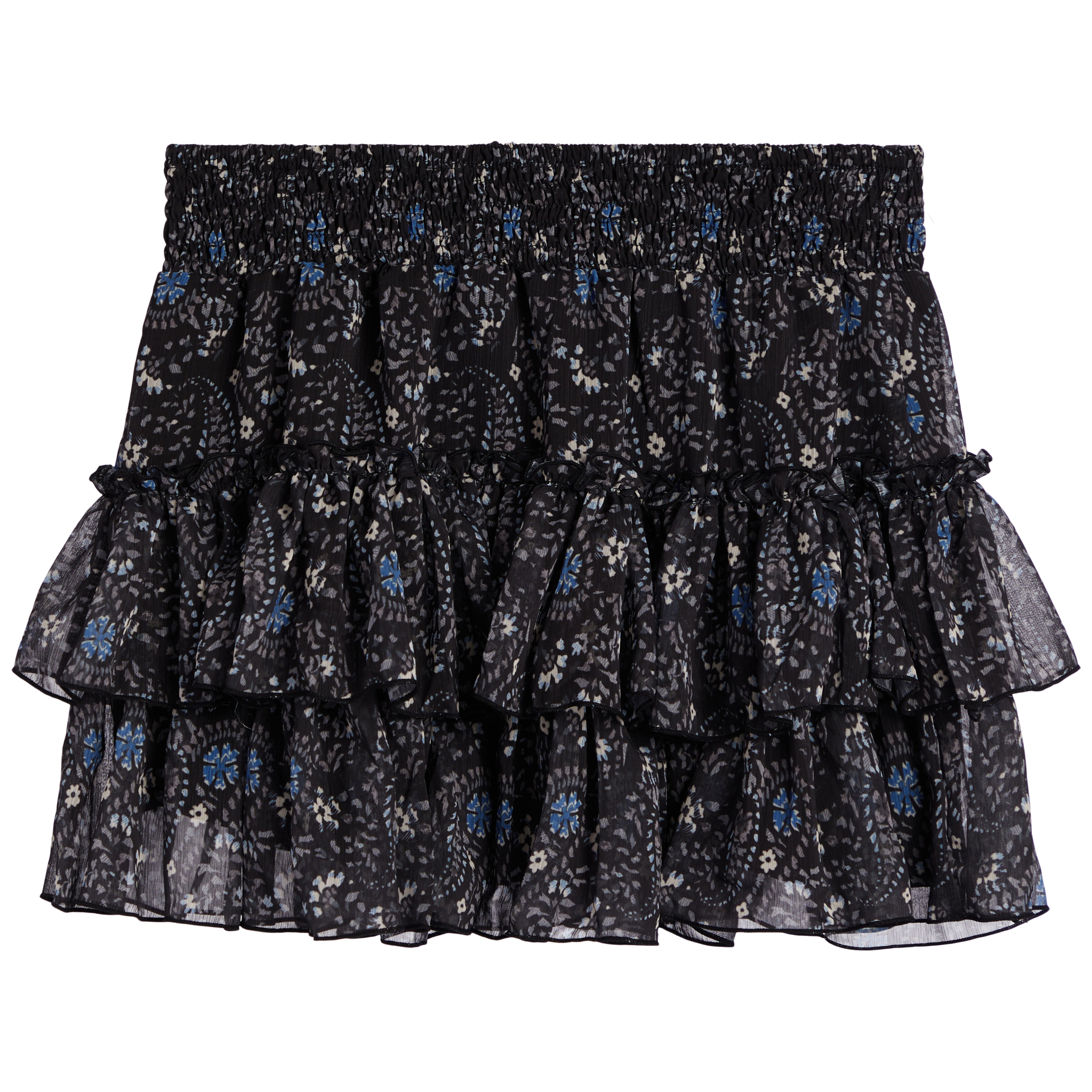 Chiffon Smock Tier Skirt - Denny's