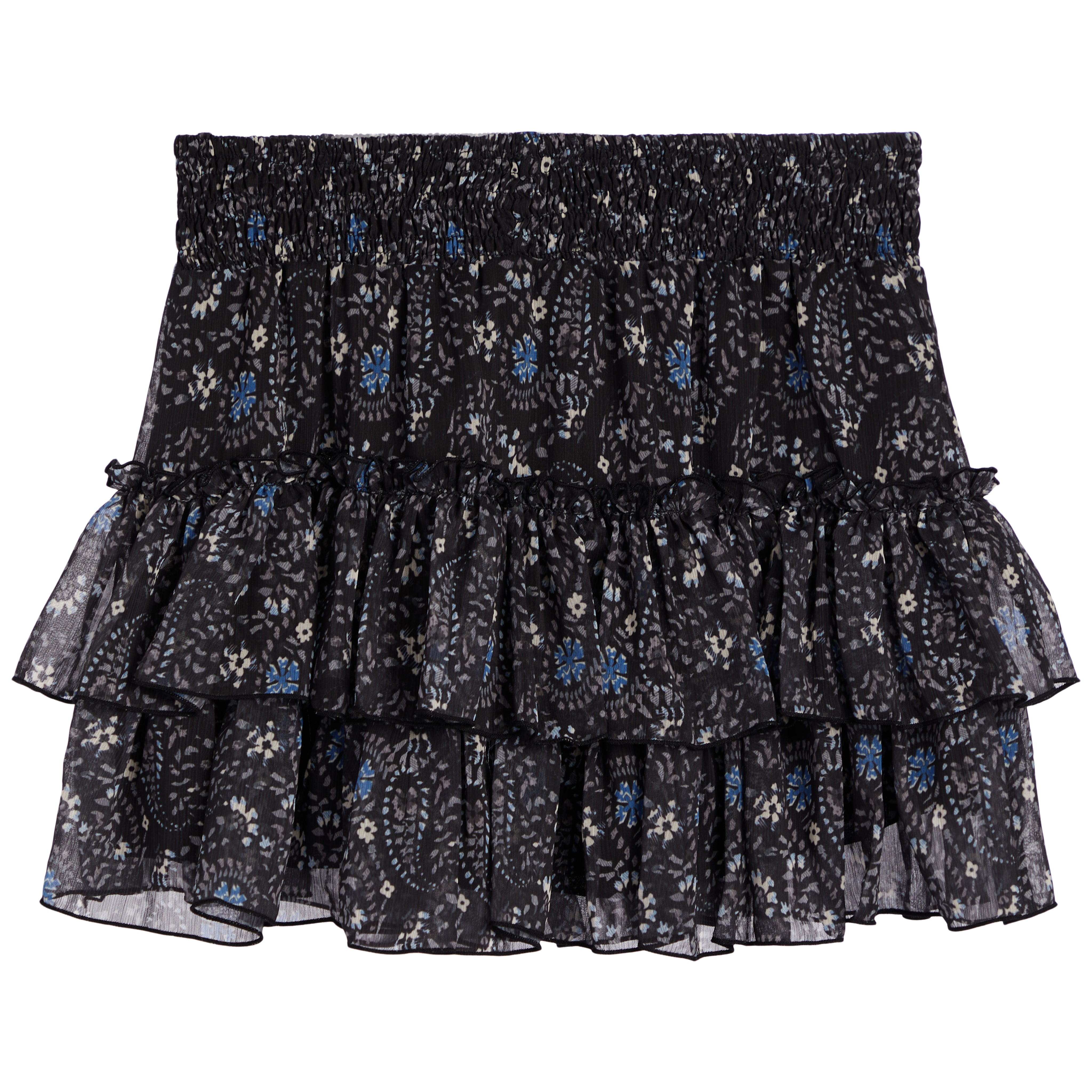 Chiffon Smock Tier Skirt - Denny's
