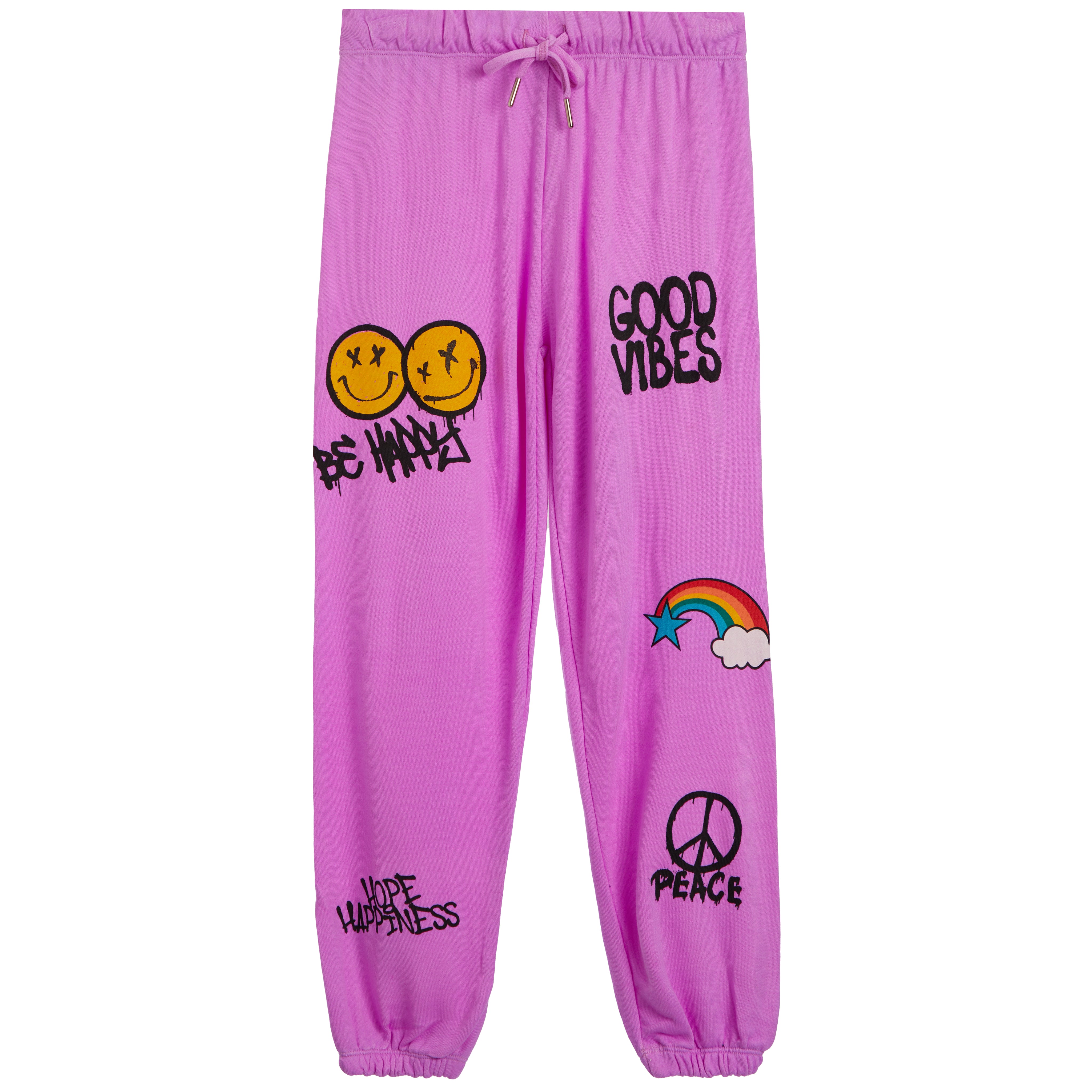 Be Happy Allover Icon Jogger - Denny's