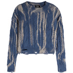 Distressed Bleach Sweater - Denny's