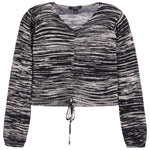 Space Dye Cinch Middle Sweater - Denny's