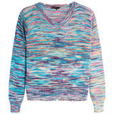 Space Dye V-Neck Sweater - Denny's