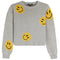 Scattered Smileys Sweater - Denny's