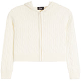 Cable Knit Zip Hoodie