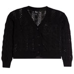Knit Cardigan With Bow - Denny's