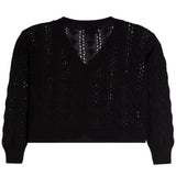 Knit Cardigan With Bow - Denny's