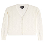 Knit Cardigan With Bow - Denny's