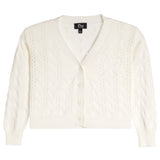 Knit Cardigan With Bow - Denny's