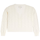 Knit Cardigan With Bow - Denny's