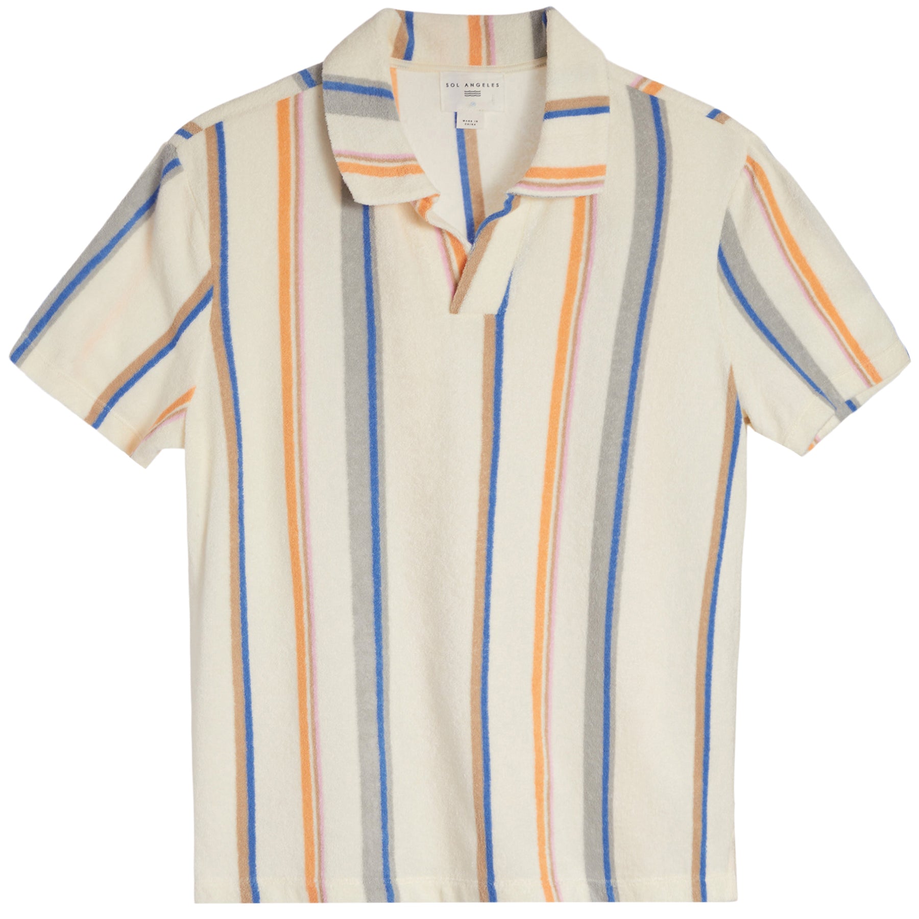 Melrose Terry Polo Stripe - Denny's