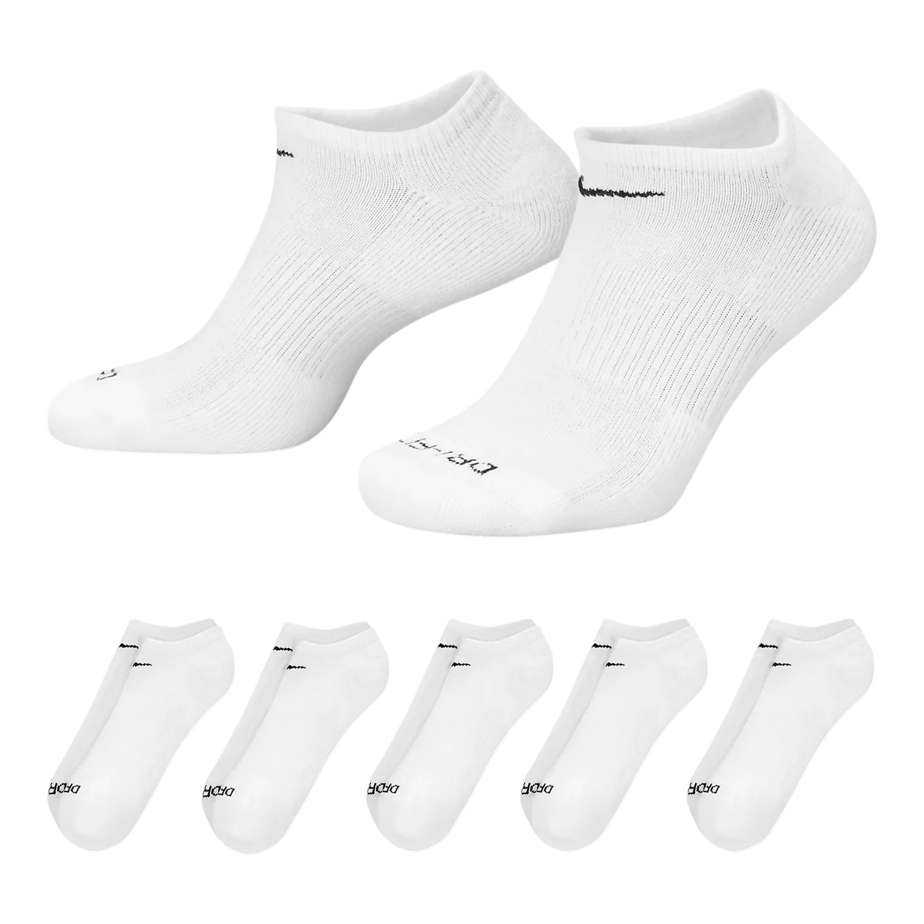 Performance No Show 6pk White - Denny's