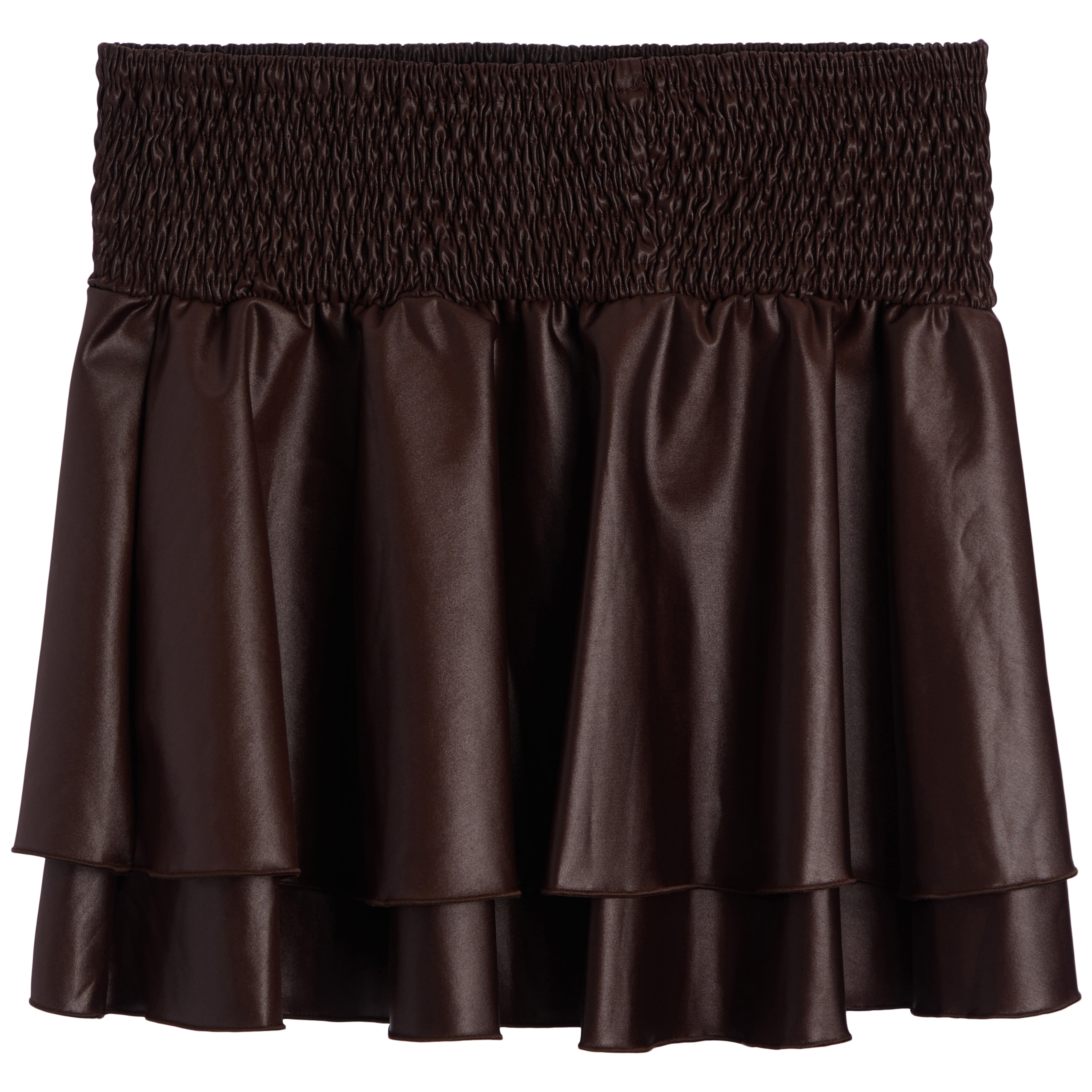 Pleather Ruffle Skirt - Denny's