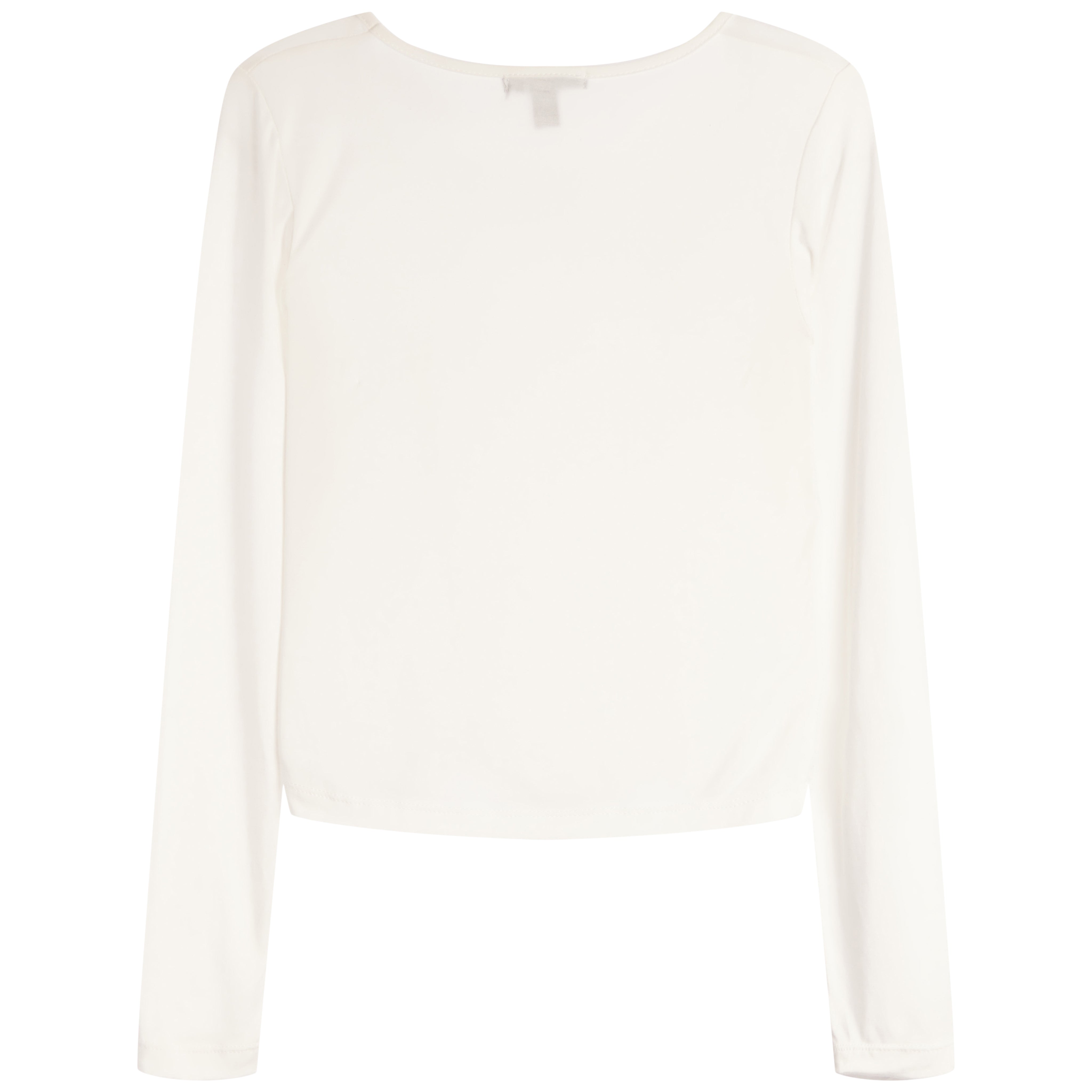 Long Sleeve Front Cinch Top - Denny's