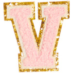 V Varsity Chenille Letter Sticker Patch - Denny's