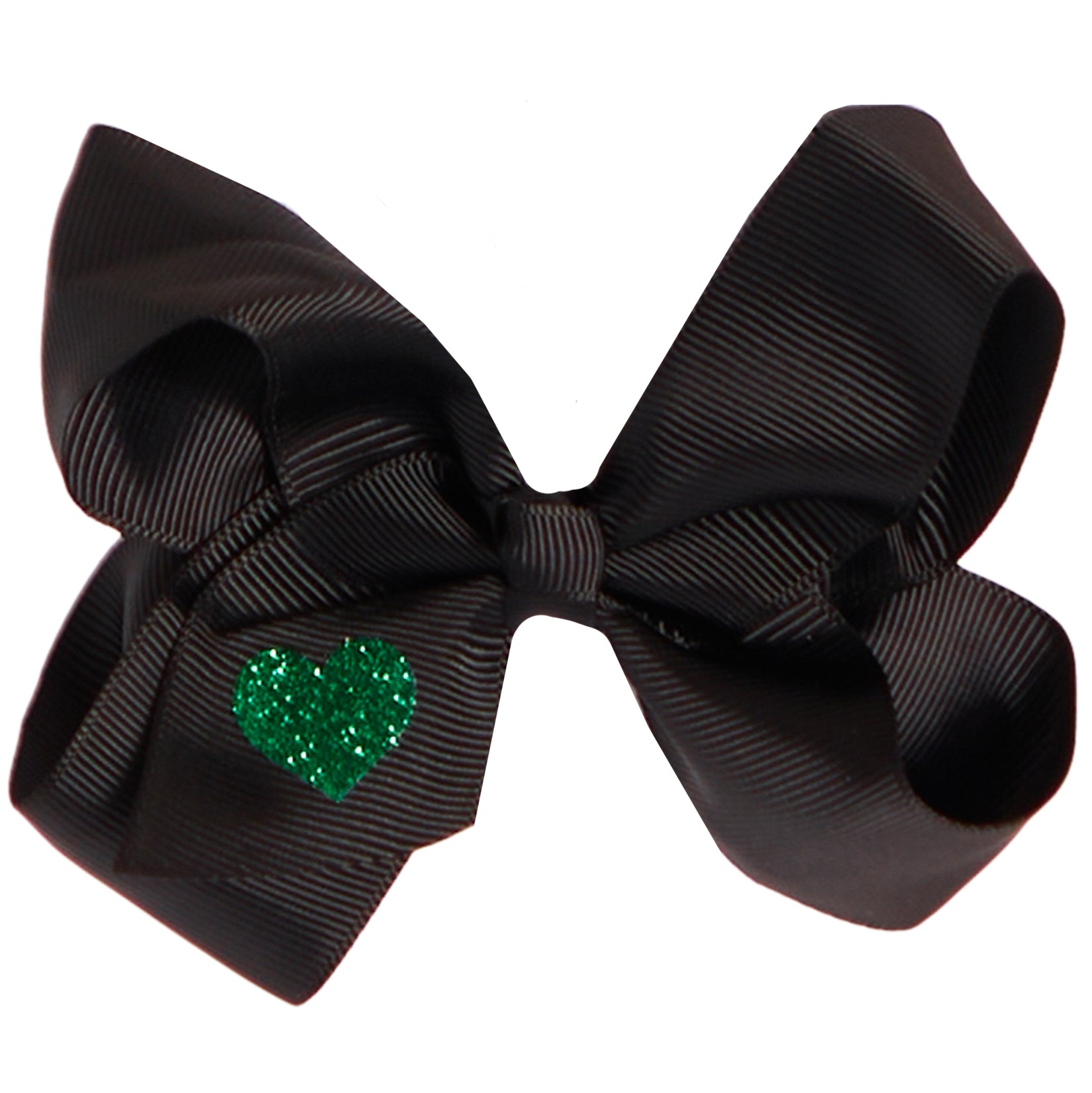 4in Wicked Witch Green Heart Bow - Denny's