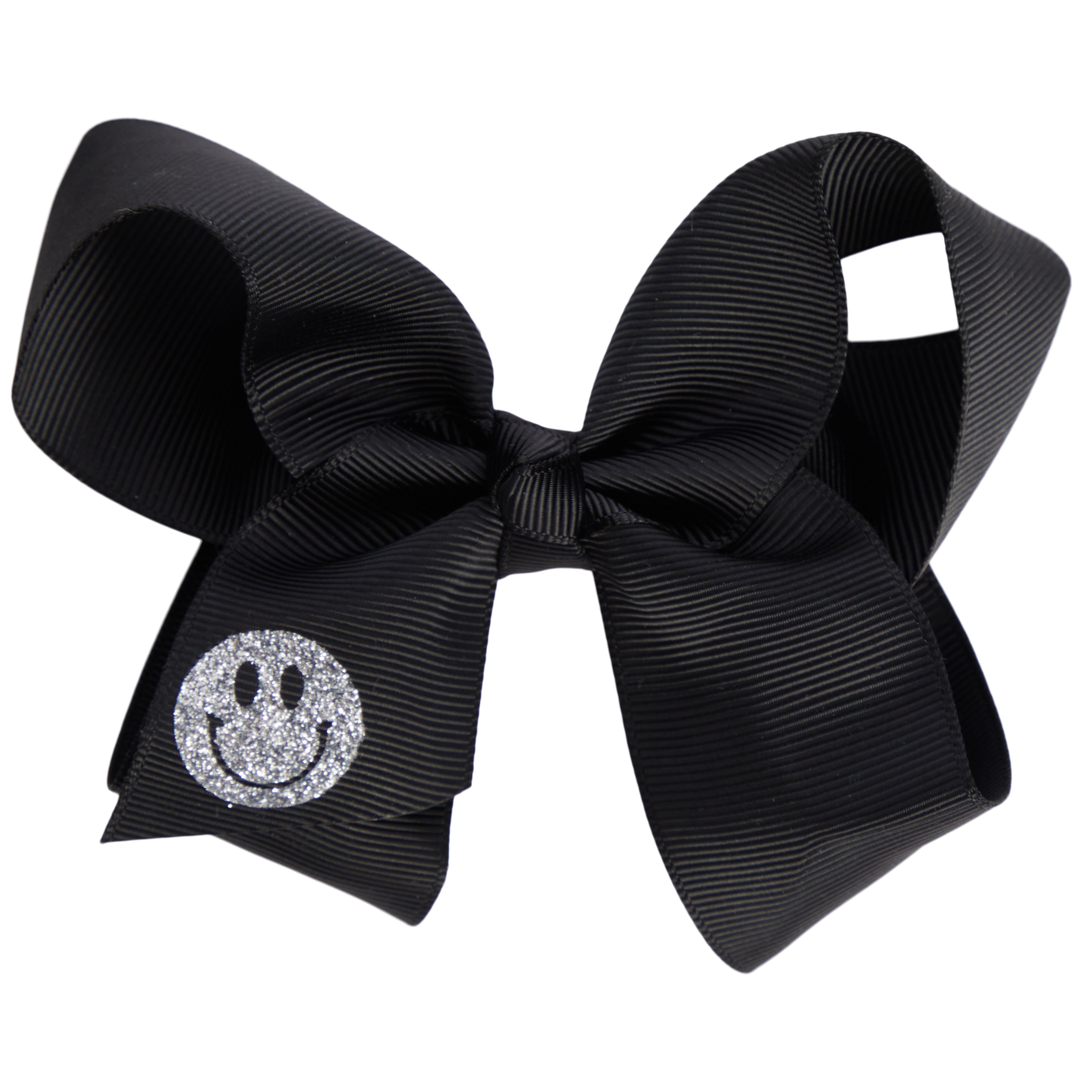 Sparkle Smiley 4inch Bow - Denny's
