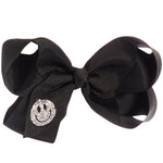 4in Sparkle Smiley Bow - Denny's