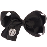 4in Sparkle Smiley Bow - Denny's