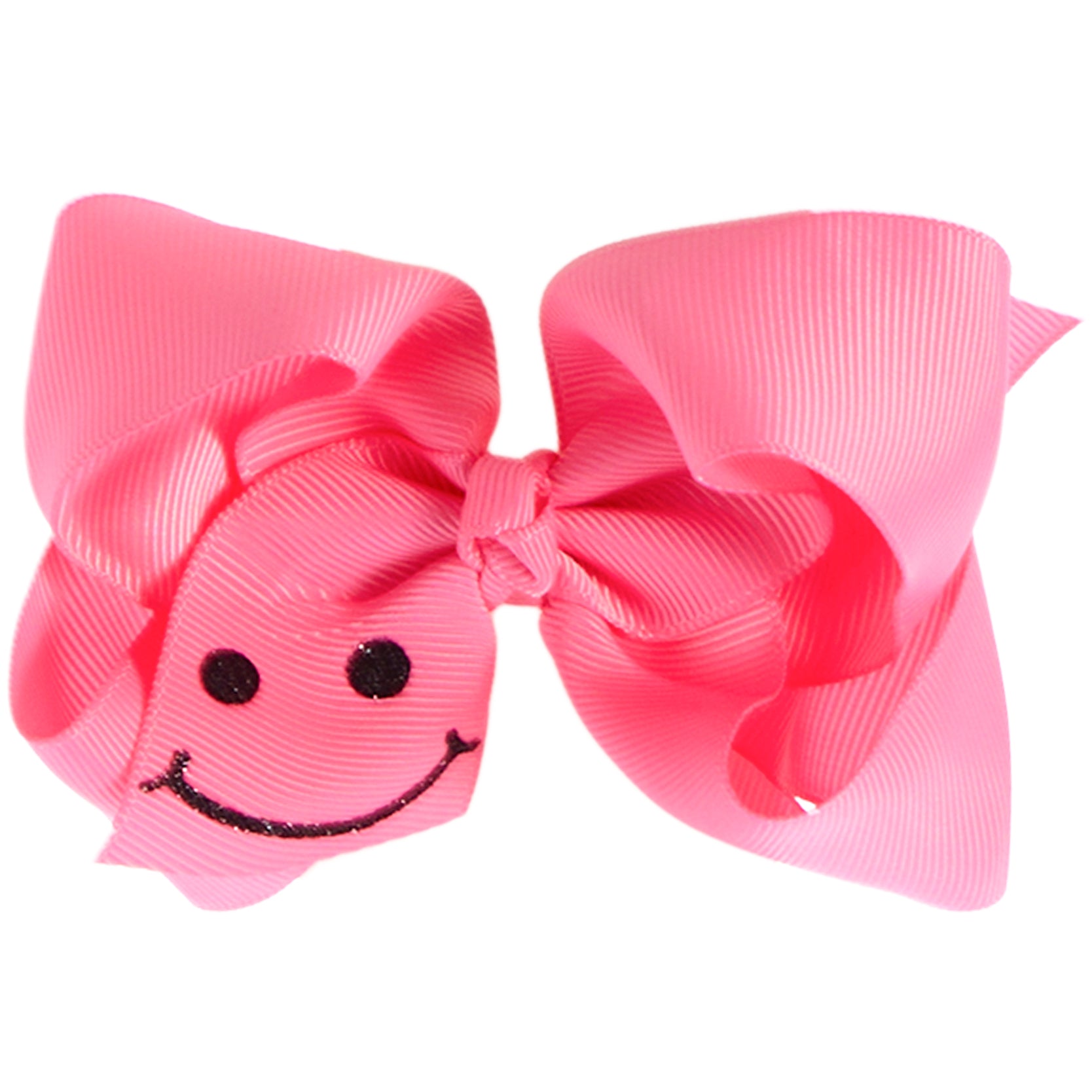 4in Black Smiley Bow - Denny's