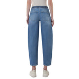 Drawstring Barrel Jean