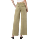 Drawstring Wide Leg Pant
