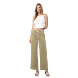Drawstring Wide Leg Pant