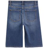 Denim Jort w/ Abrasion