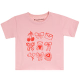 Cherry And Bow Short Sleeve Tee