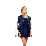 Satin Varsity Jacket - Denny's