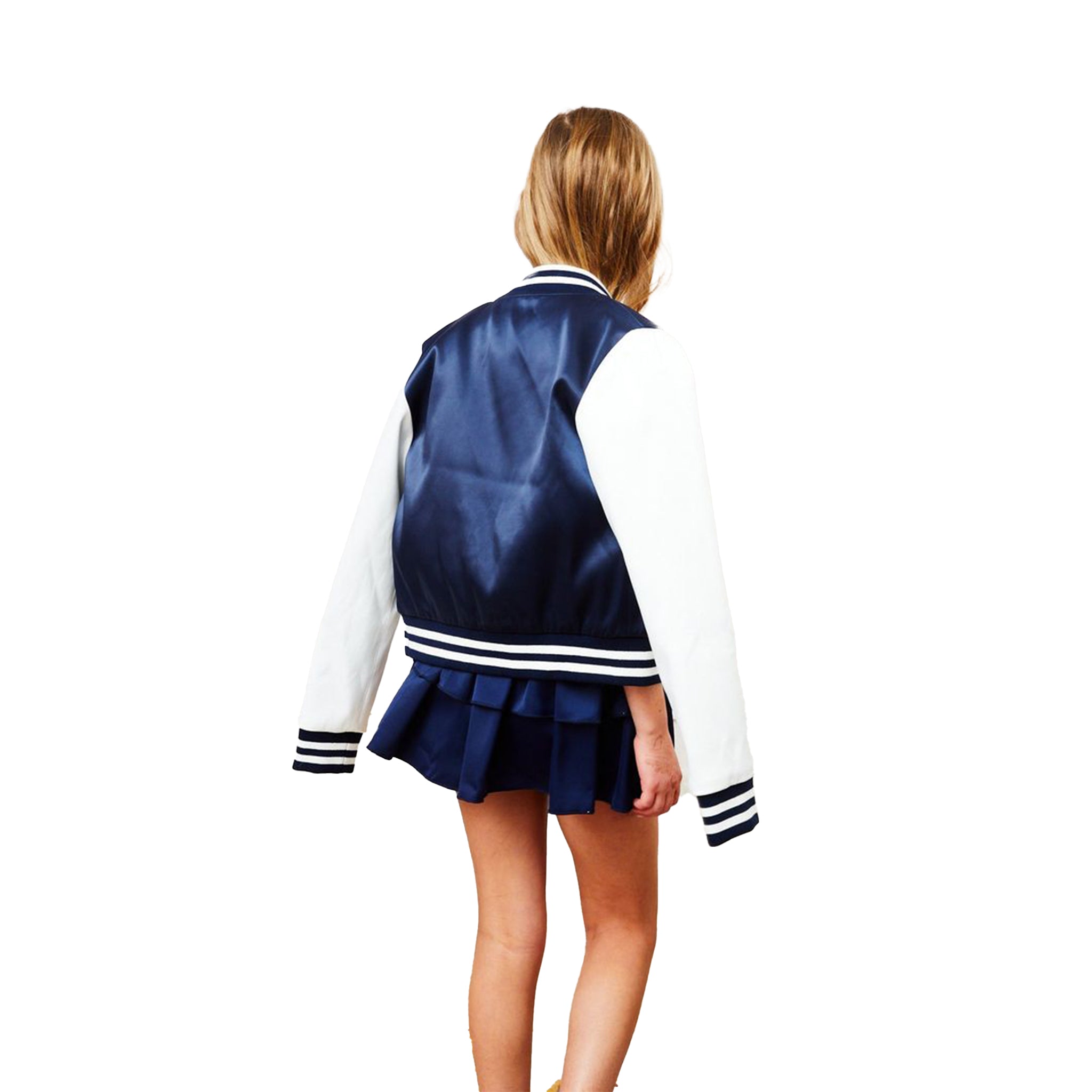 Satin Varsity Jacket - Denny's