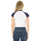 Syracuse Swirl Shadow Raglan Baby Tee - Denny's