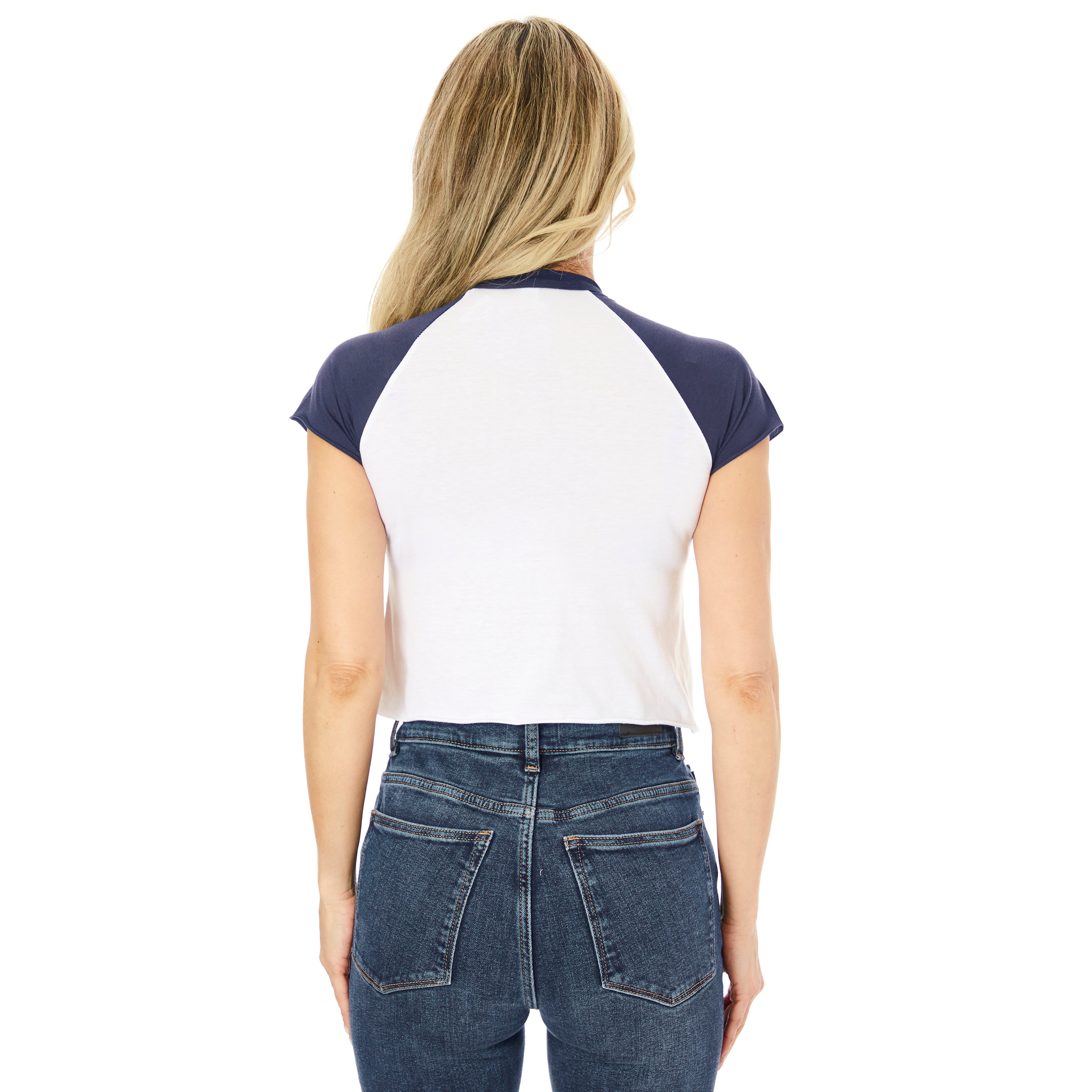 Syracuse Swirl Shadow Raglan Baby Tee - Denny's