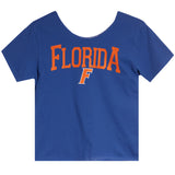 U of Florida Varsity Off Shoulder Tee