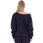 Varsity Syracuse Off Shoulder Sweatshirt - Denny's