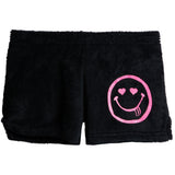 Glitter Heart Eyes Smiley Shorts - Denny's