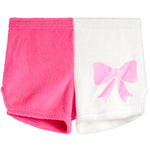 Colorblock Glitter Bow Short - Denny's
