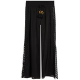 Gauze Open Leg Pant
