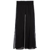 Gauze Open Leg Pant