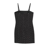 Vega Dress With Allover Studs And Pockets