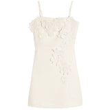 Vera Dress With Laser Cut Flowers