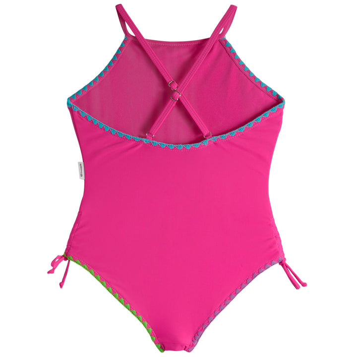 1pc Whipstitch Trim Bathing Suit | Denny's