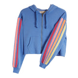 Stripe Zip Hoodie