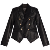 Leather Blazer - Denny's