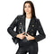 Victoria Vegan Leather Blazer - Denny's