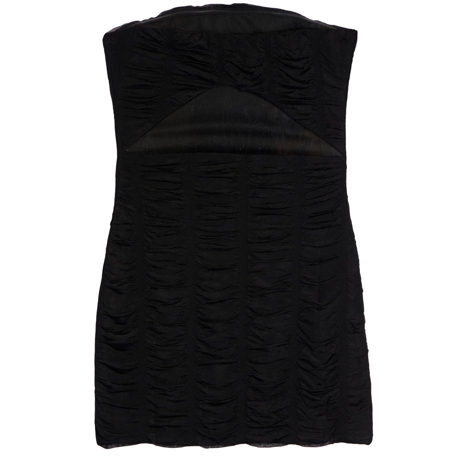 Ruched Strapless Mini Dress - Denny's